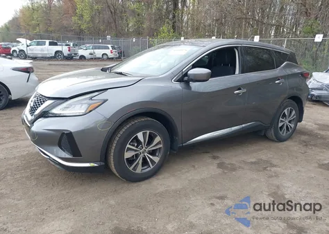 2021 Nissan Murano S Intelligent Awd z USA, uszkodzony, nr VIN 5N1AZ2AS5MC131981